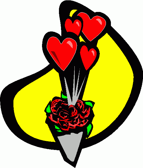 clipart of valentine flowers - photo #13