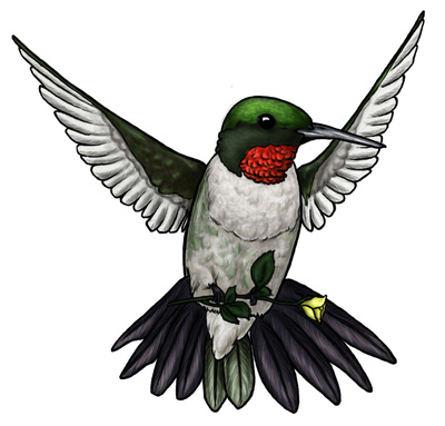 Hummingbird Clipart Green Tattoo Bird Picture | Just Free Image ...