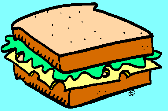 sandwich (in color) - Clip Art Gallery