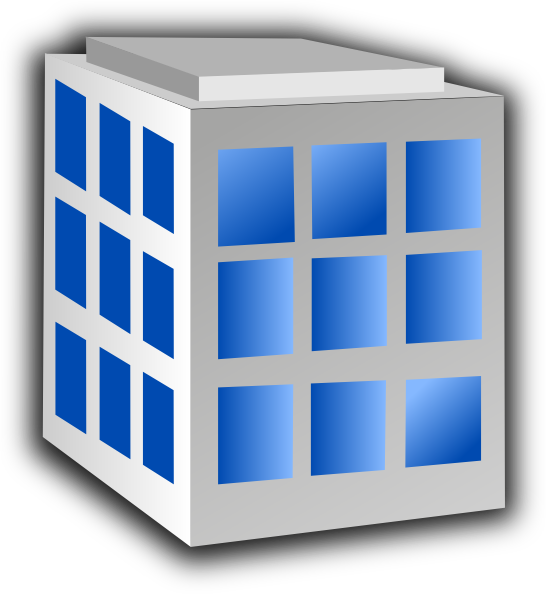 Building With Windows clip art - vector clip art online, royalty ...