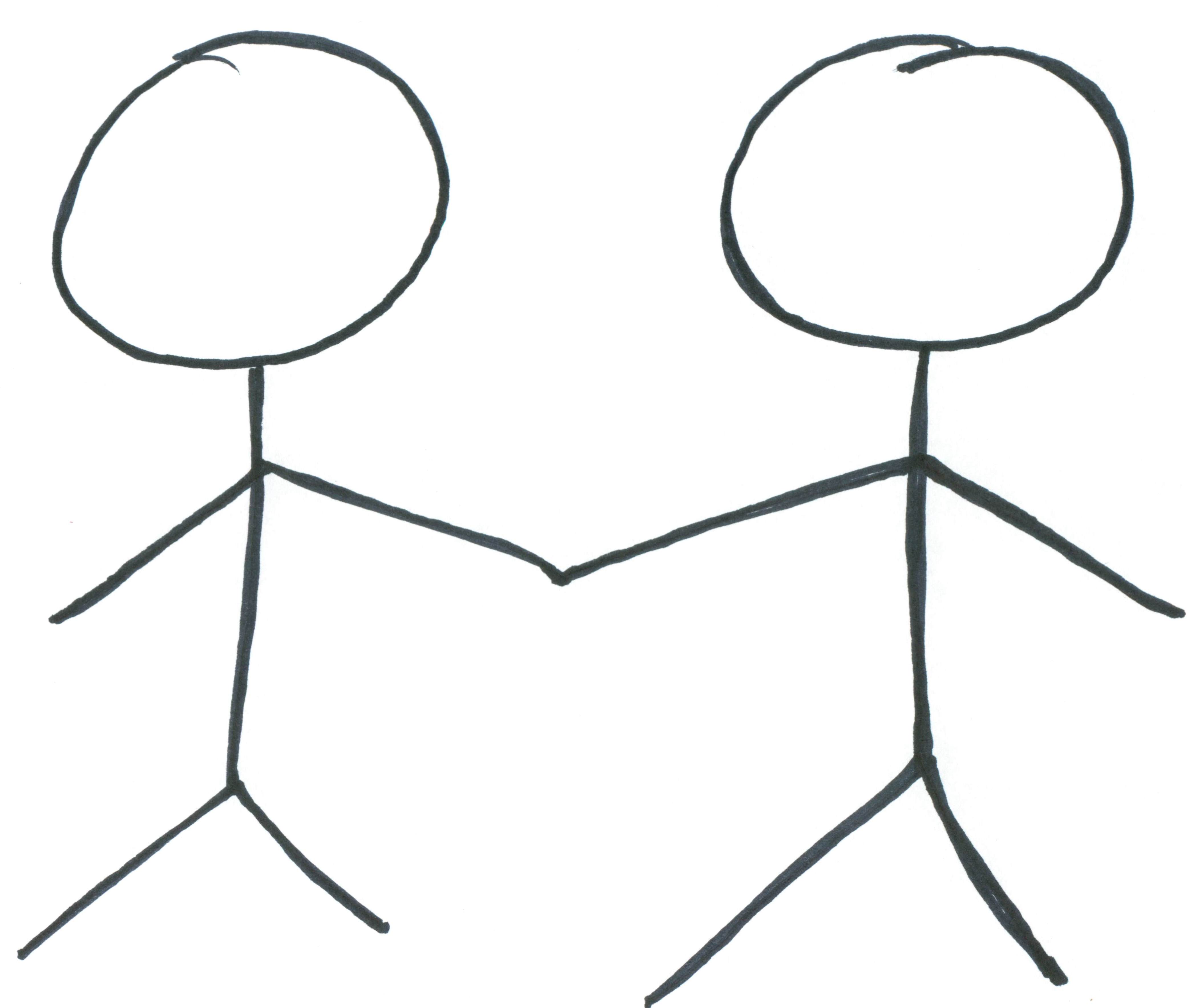 Stick People Holding Hands Clipart | Clipart Panda - Free Clipart ...