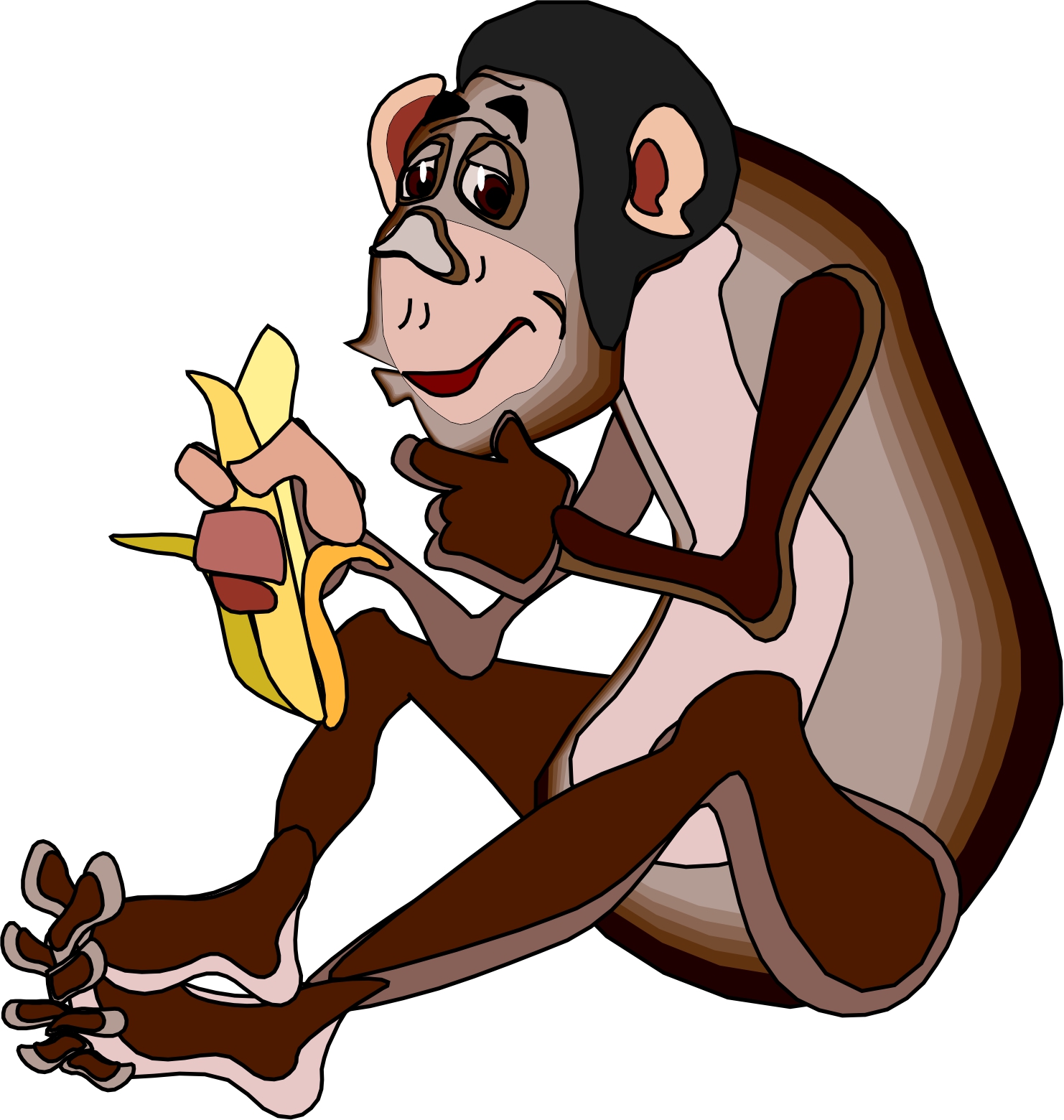 Cratoon Monkey | Coloring Pages Blog