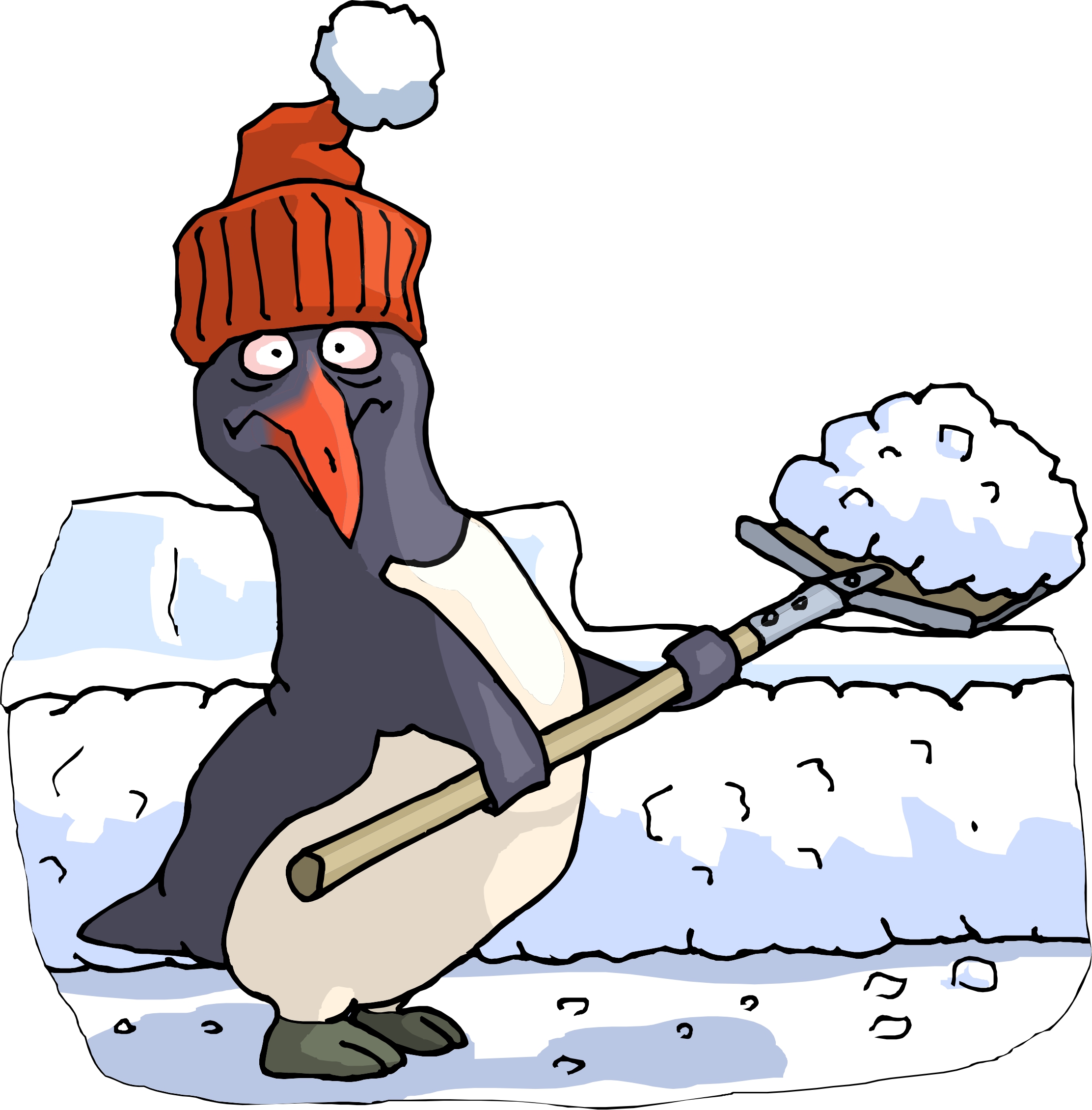 Images For > Snow Shovel Clip Art