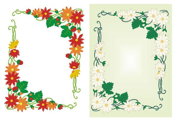 Massive Collection of Vintage Vector Graphics: Floral Borders ...