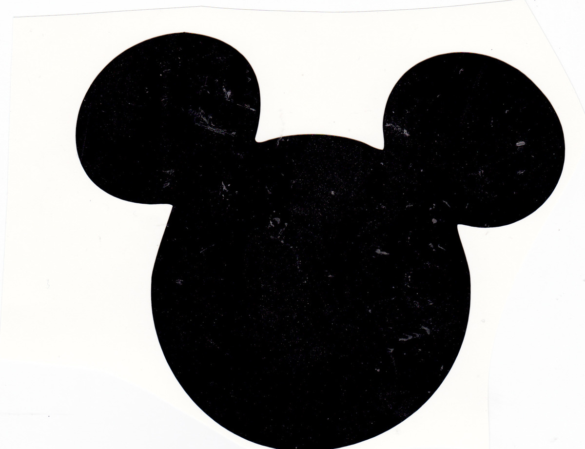 Mickey Mouse Head Stencil - Cliparts.co