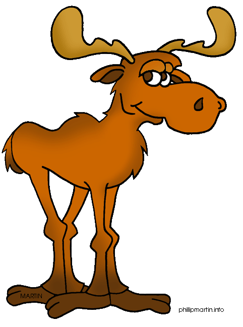 funny moose clipart - photo #6