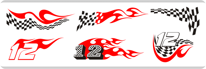 Racing Flames Clipart Details, Free Race Designs