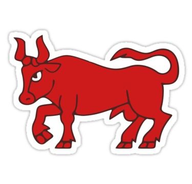 Red Bull Cartoon" Stickers by kwg2200 | Redbubble