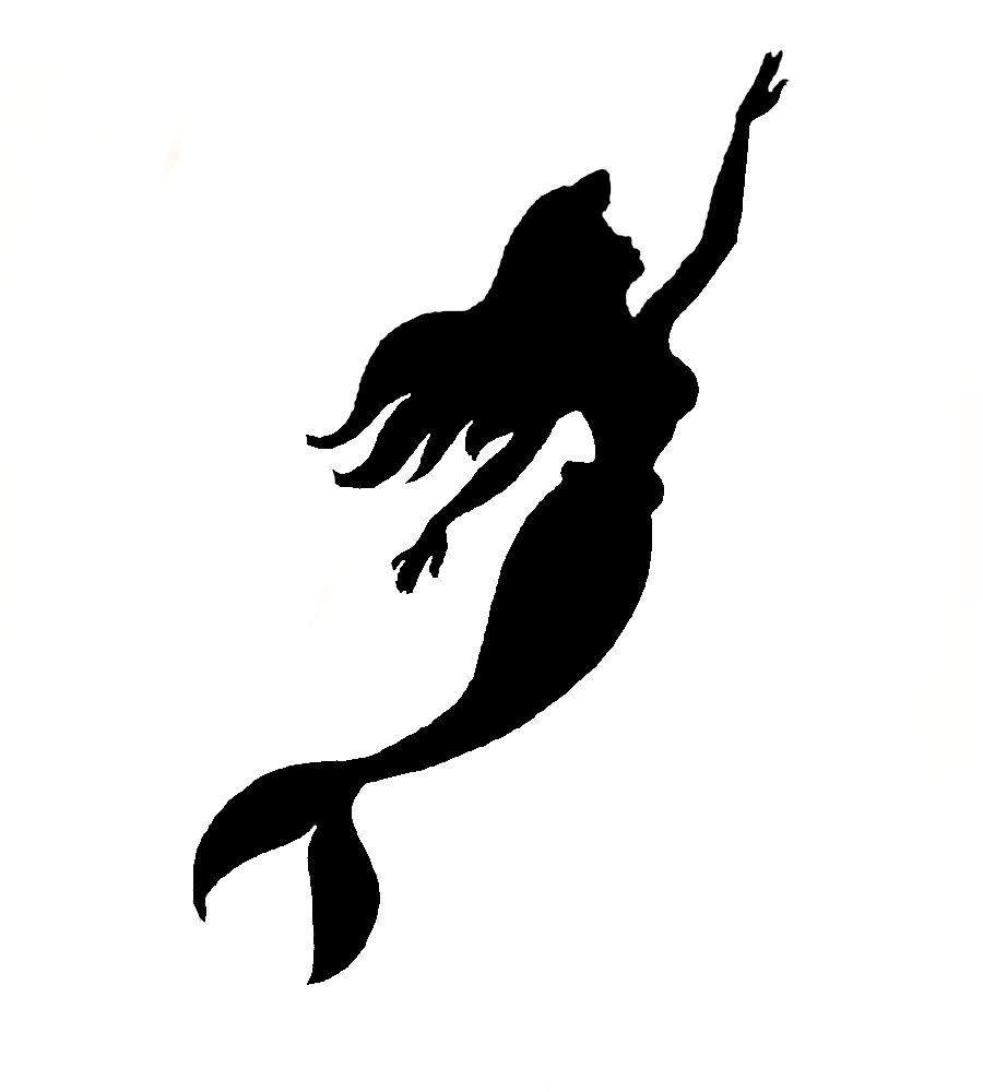 Little Mermaid Stencil Cliparts.co