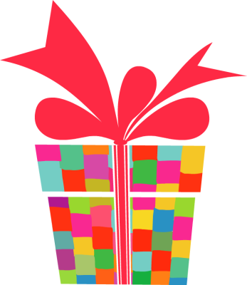Confetti Colors Gift Box - Free Clip Arts Online | Fotor Photo Editor