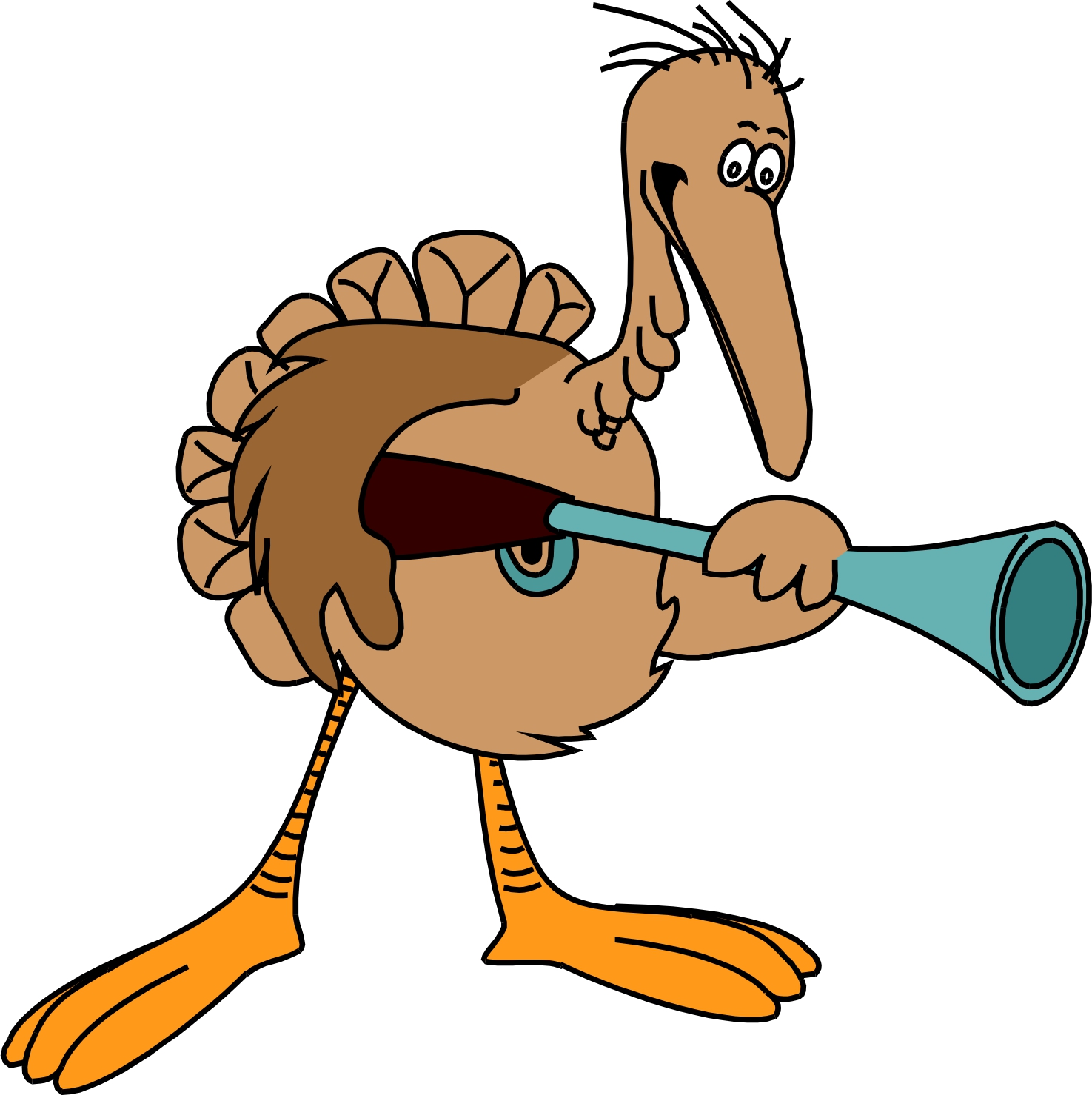 free animated clip art thanksgiving turkey - photo #41