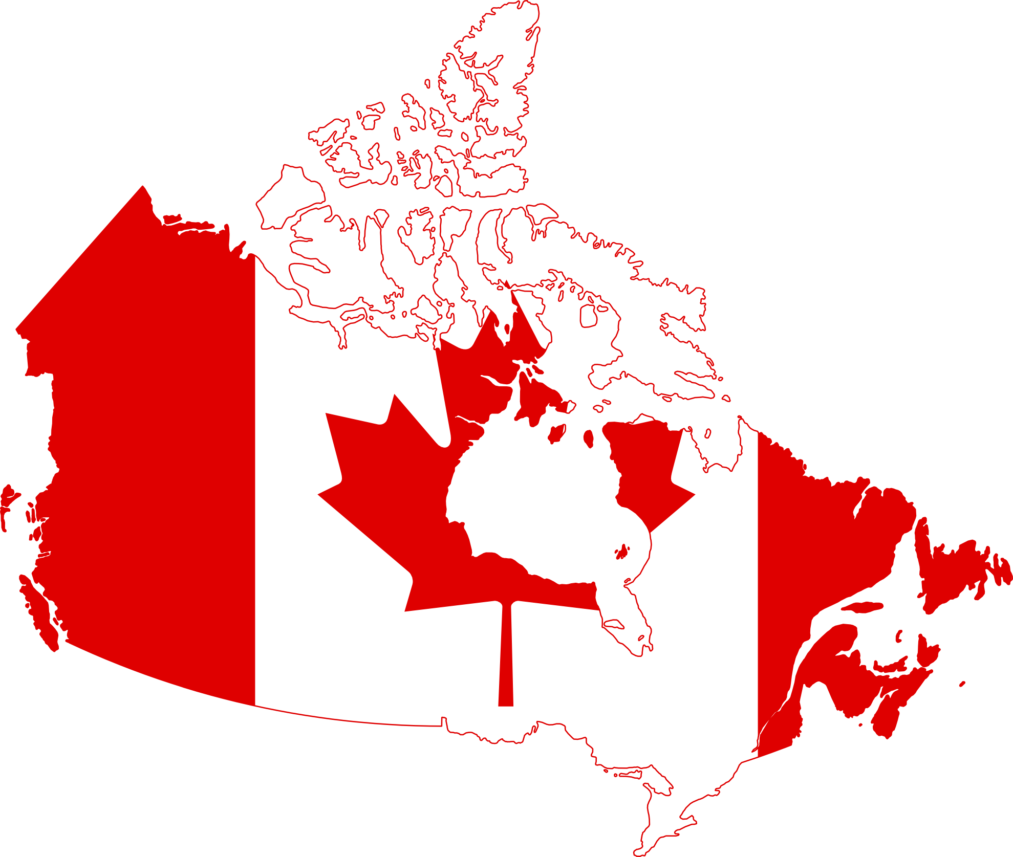 clipart canada map - photo #29