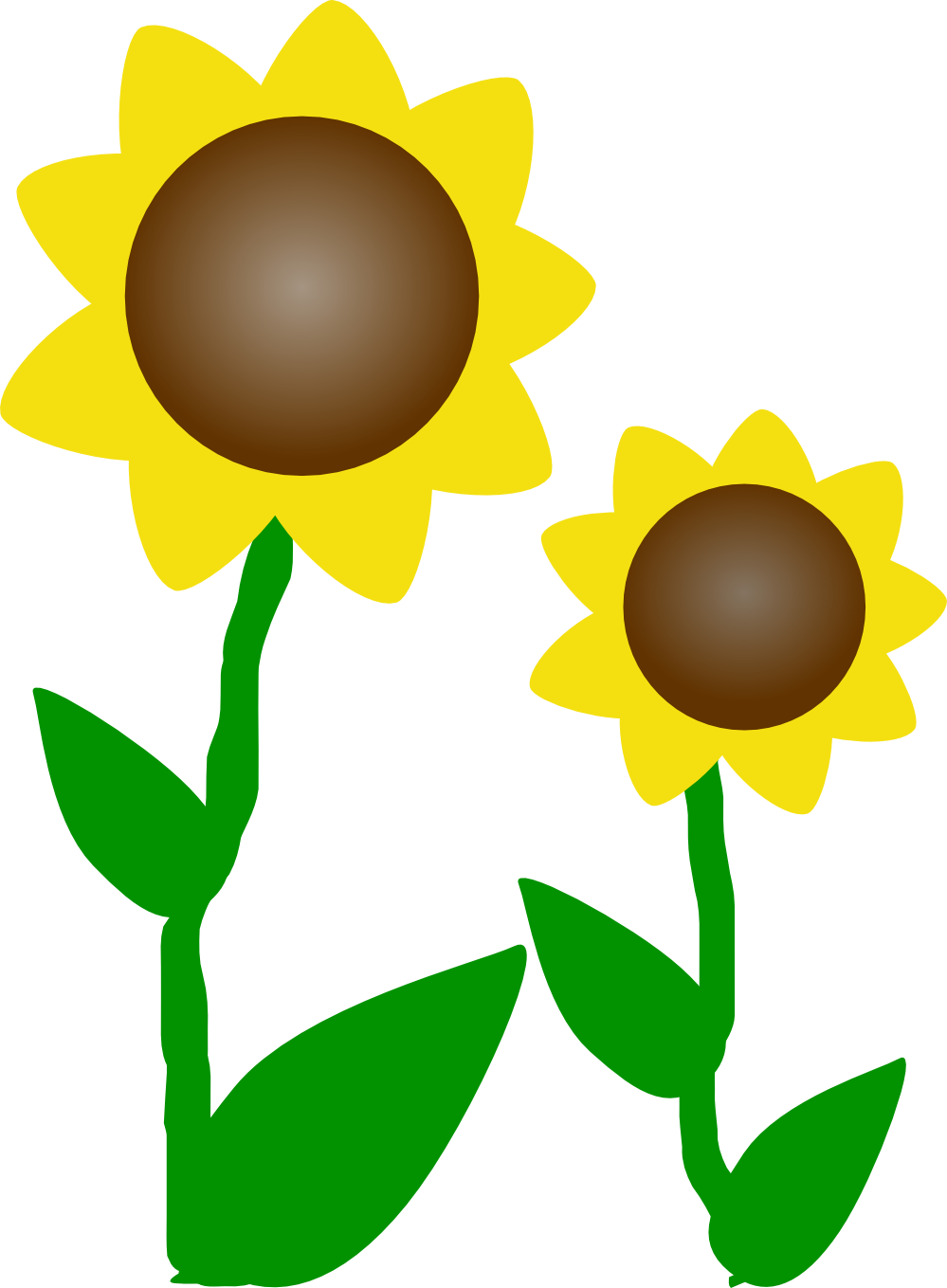 Flowers For > Sunflower Clipart