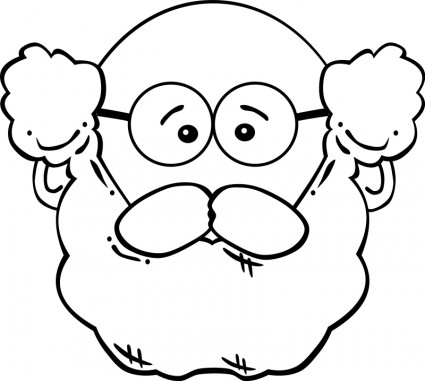 Man Face Cartoon-vector Clip Art-free Vector Free Download