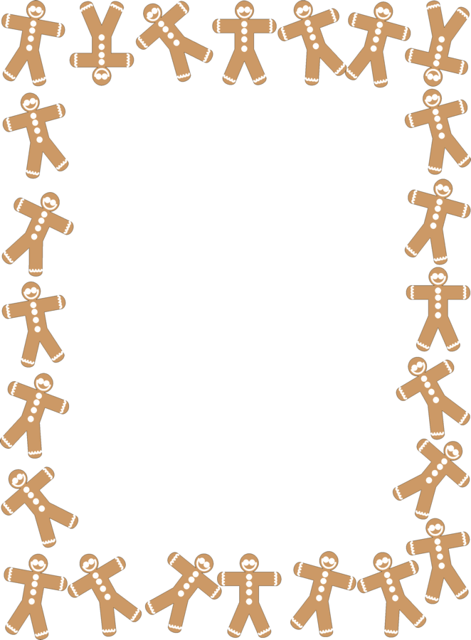 gingerbread man border clipart free - photo #30