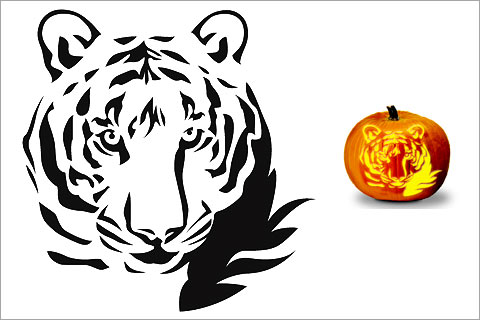 Free printable tiger face Keep Healthy Eating Simple