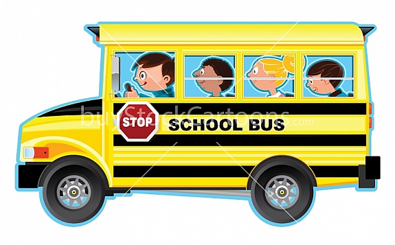 School Bus Cartoon – Buy Stock Cartoons | Royalty-Free Stock ...