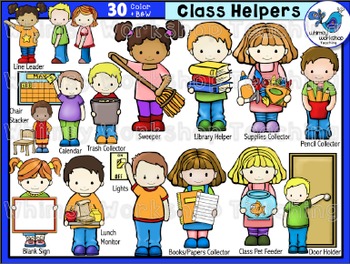 Classroom-Helper-Kids-Jobs-Clip-Art-21-Jobs-Whimsy-Workshop ...