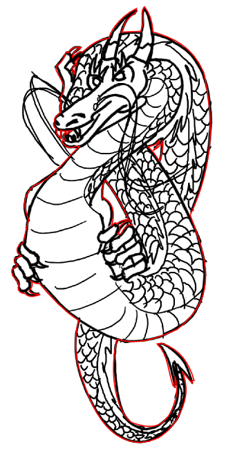 Illustrating Chinese Dragon using Inkscape (or other vector ...