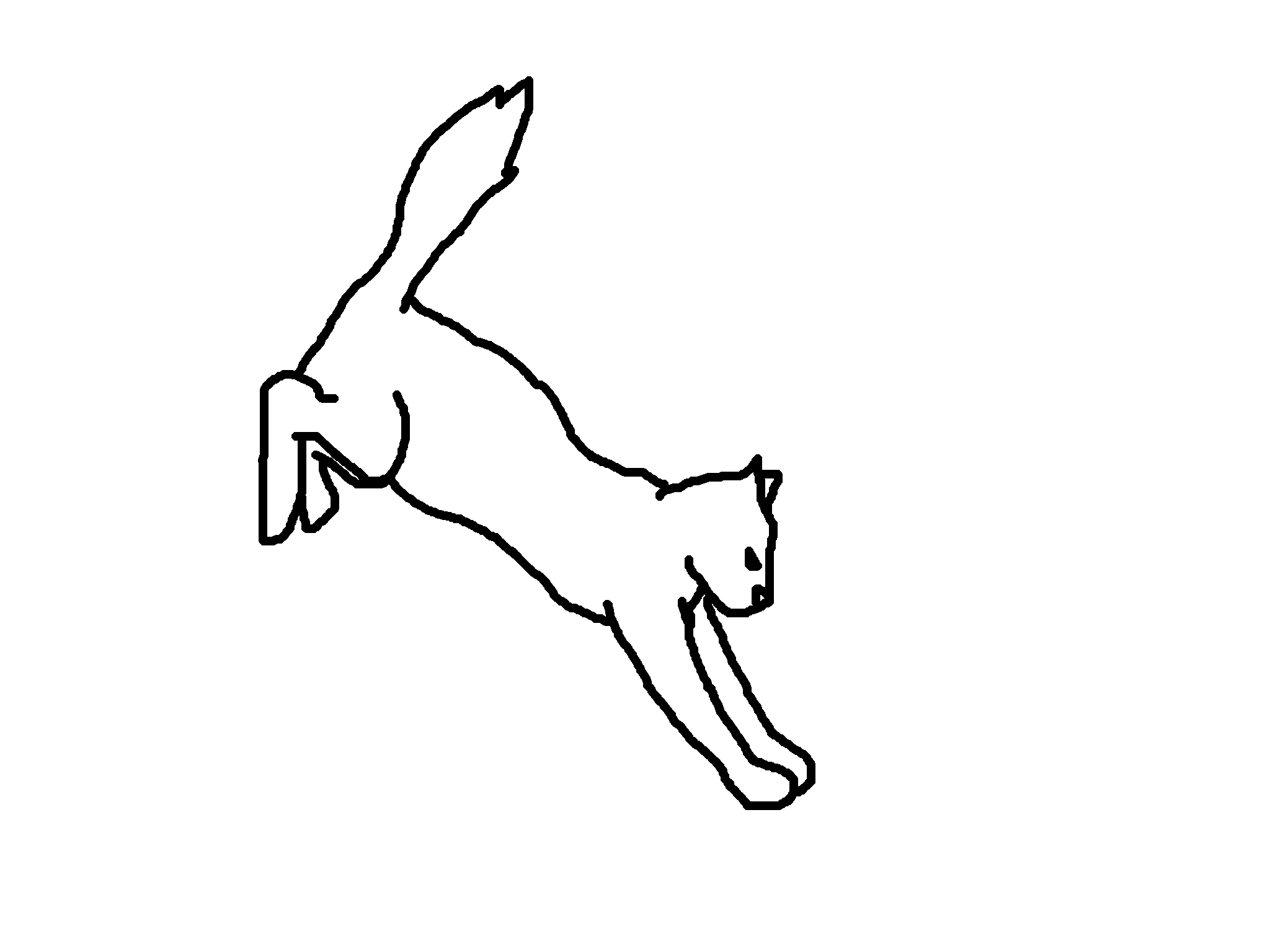 Realistic jumping cat lineart by Spottedheart22 on deviantART