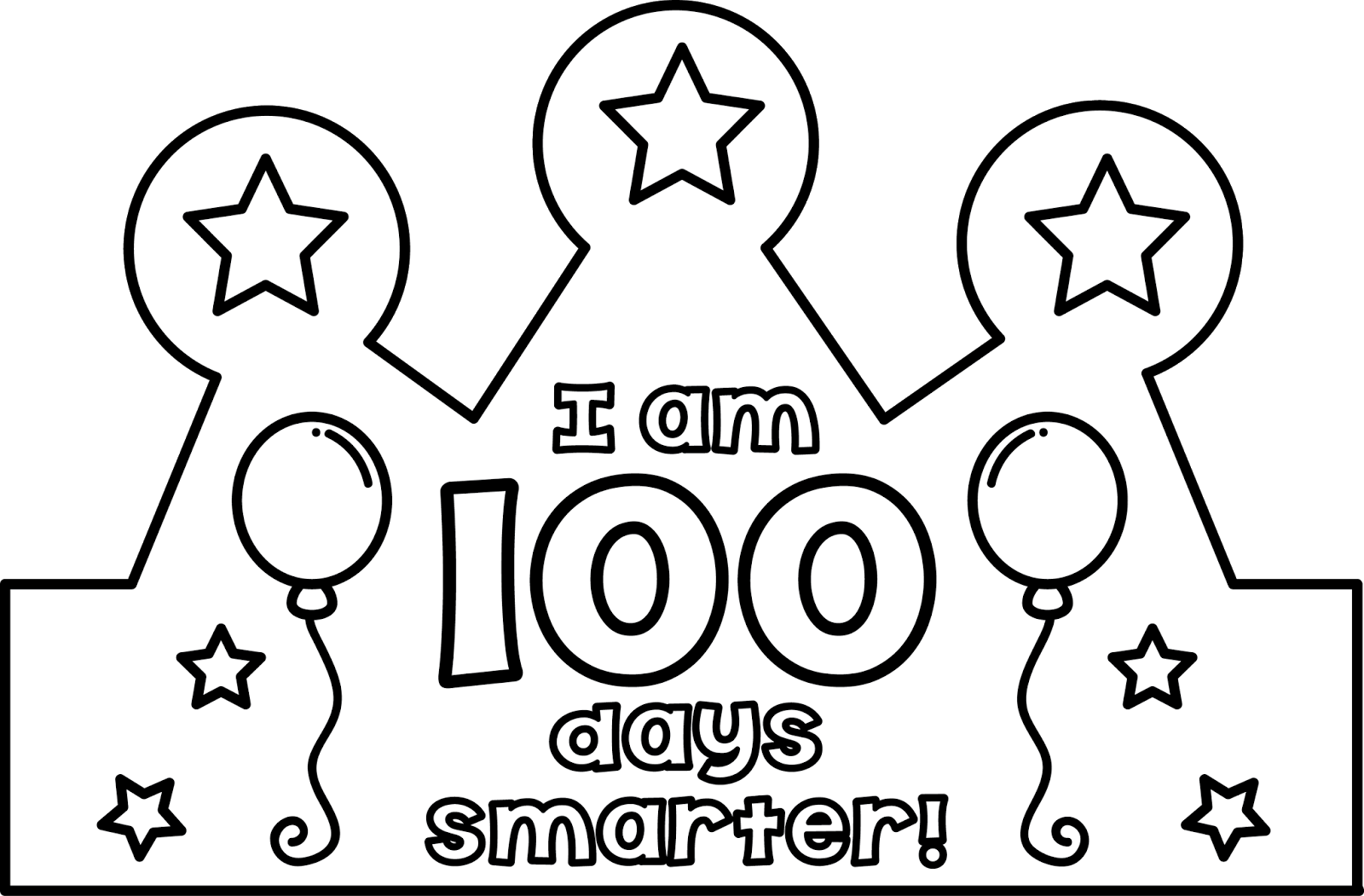 100th Day Of School Clip Art Free To Print | School Clipart