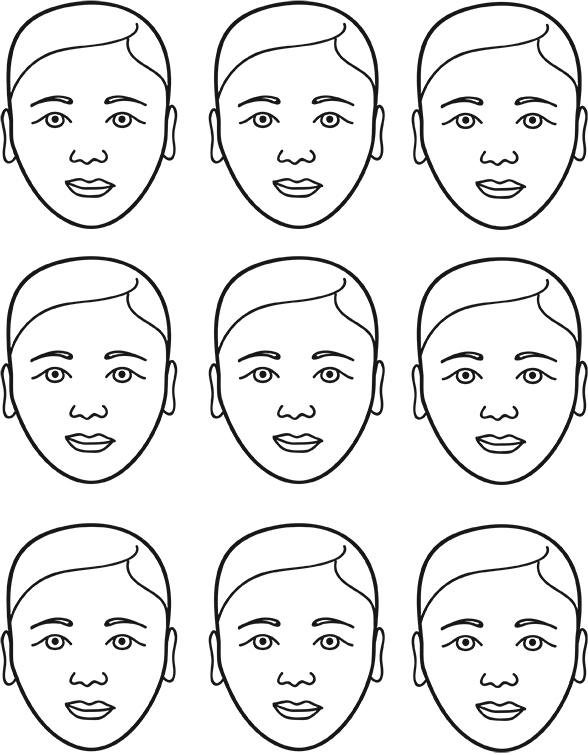 Face Printable Template