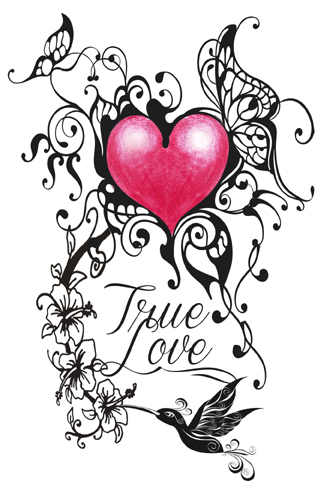 Tribal True Love | TattooForAWeek.com - Temporary Tattoos - Fake ...