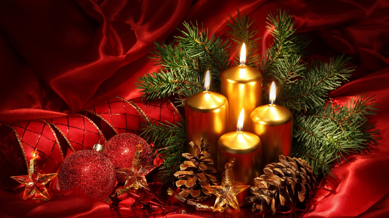 Attractive Christmas candle wallpapers for this season | Waxation Blog
