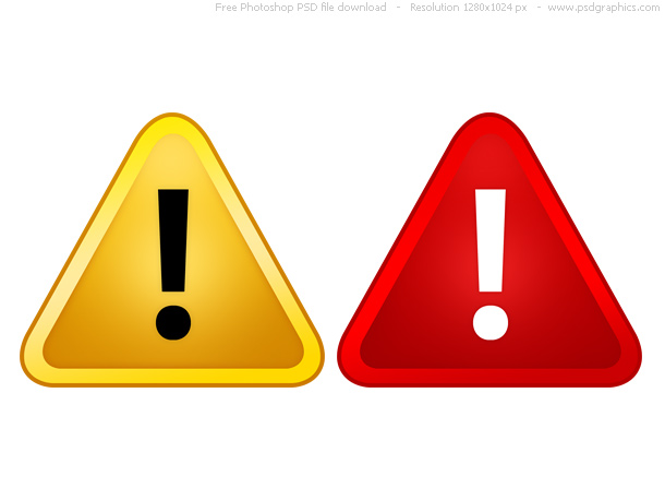 25 Warning Signs Hazard And Of Danger – Vector Clip Art Icon ...
