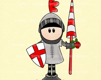 St George And The Dragon Origami No Instructions More Clipart ...