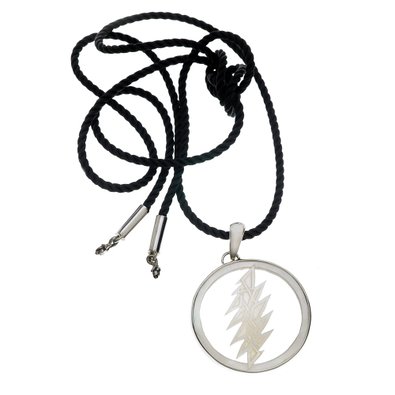 Amazon.com: Cynthia Gale Grateful Dead Lightning Bolt Necklace ...