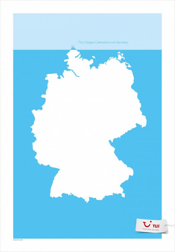 Tui Travel Agency: "ICEBERG-GERMANY" Print Ad by GREY GROUP CHINA