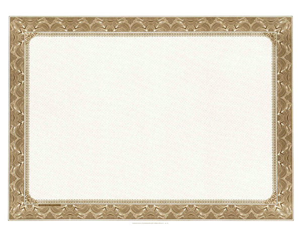 Border Only :: Stock Certificates Border Only or Standard Wording ...