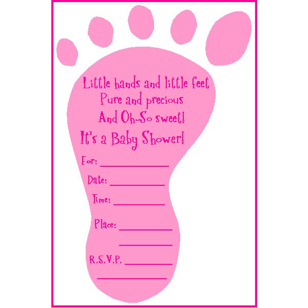 Photo : Printable Invitations Baby Shower Images