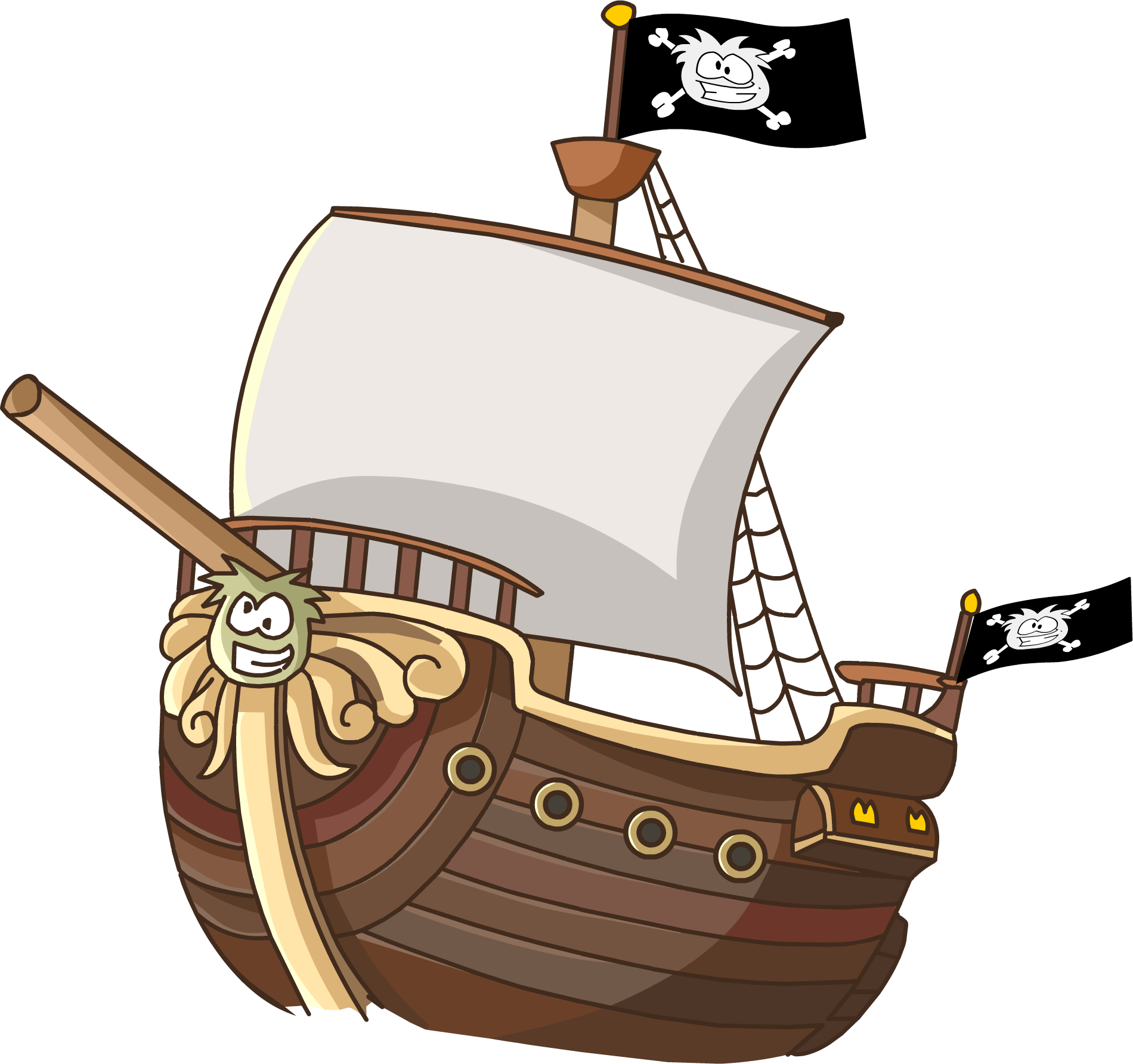 Cartoon Pirate Ship - Cliparts.co