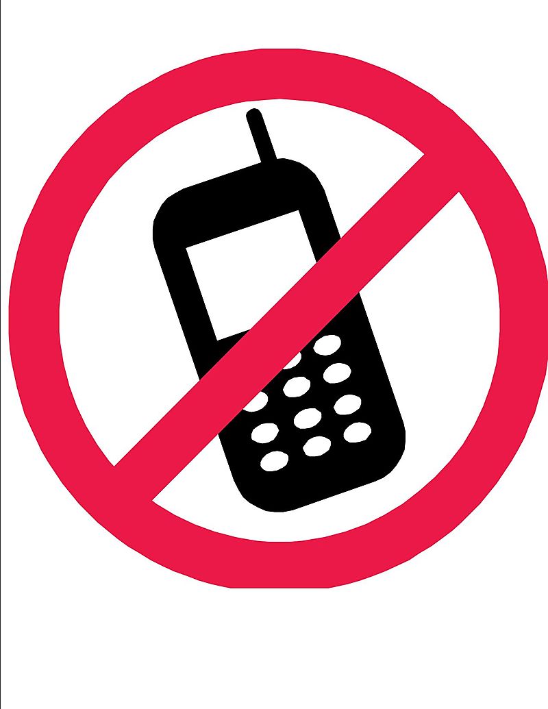 no mobile phone clipart - photo #18