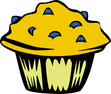 Blueberry Muffin clip art - Download free Other vectors