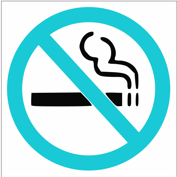no smoking sign - vector Clip Art