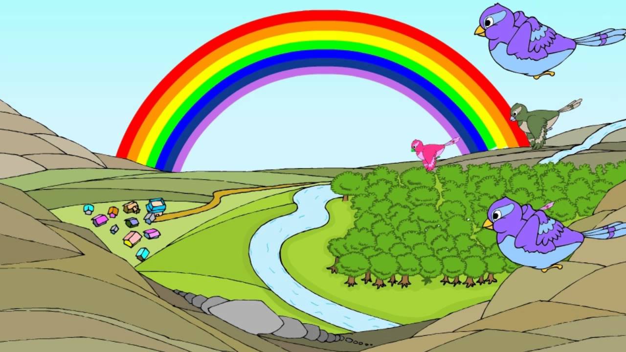 The Rainbow - English Nursery Rhymes - Cartoon/Animated Rhymes For ...