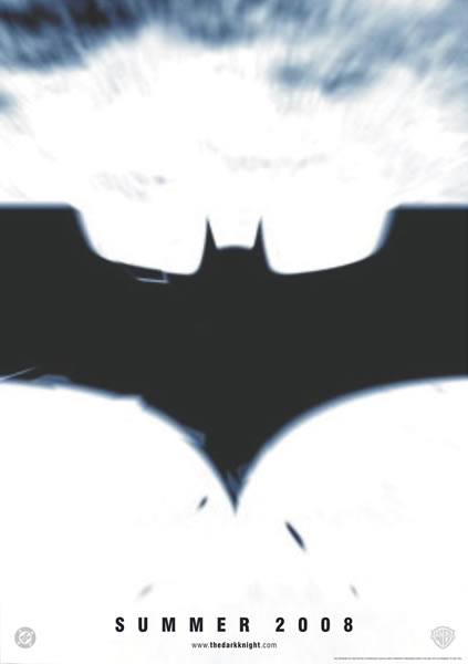 The Dark Knight The Dark Knight poster featuring the batman logo ...