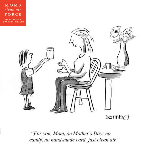 Clean Air for Mother's Day Cartoon < Moms Clean Air Force