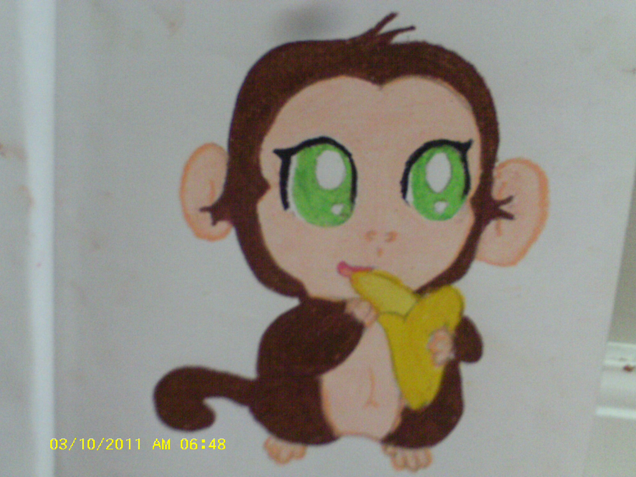 Cute Monkey Part 2 Drawing - TeamAlexander © 2015 - Jul 19, 2012