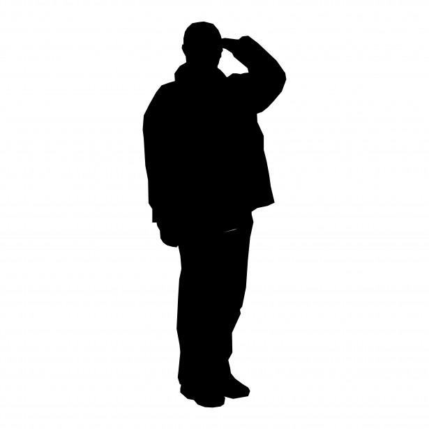 Silhouette Man Looking Free Stock Photo - Public Domain Pictures