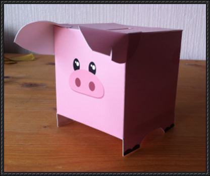 New Paper Craft] Buffie Piggy Bank Free Paper Toy Download on ...