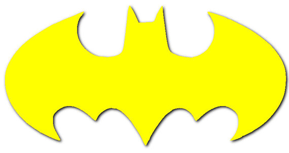 Batman original logo/emblem vinyl sticker by vinylstickers on Etsy