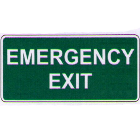 Evacuation And Exit Signs: Emergency Exit Sign