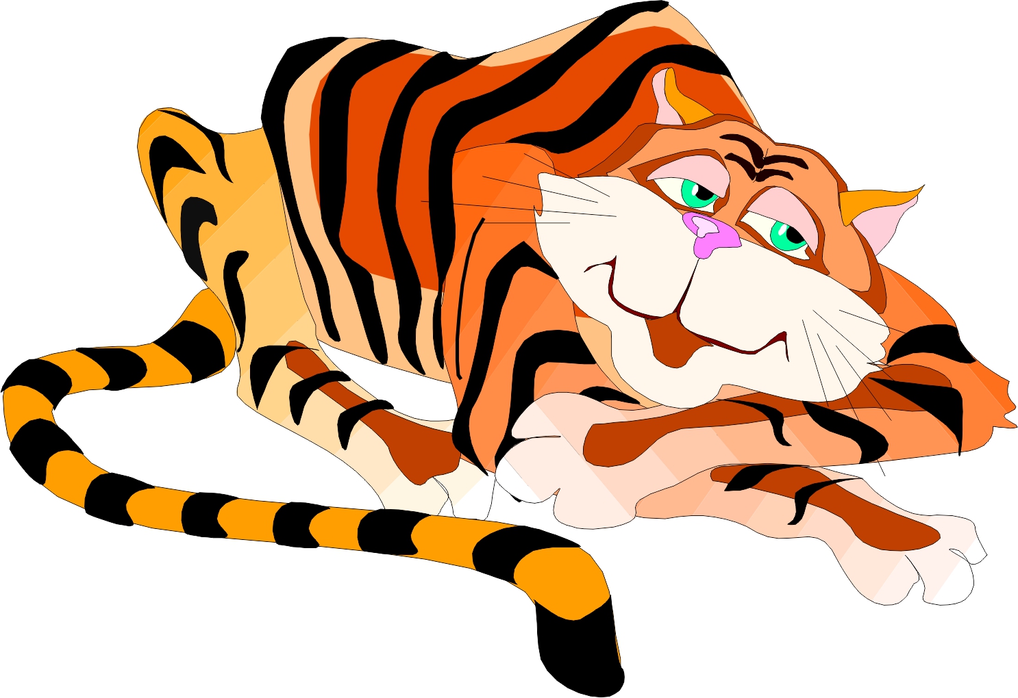 Tiger Images Cartoon - Desktop Backgrounds