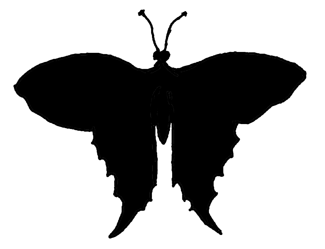 Butterfly Silhouette Clip Art - ClipArt Best