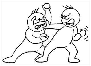 Cartoon Fight | Cartoon+Fight.jpg | Cartoon Drawing Ideas | Pinterest