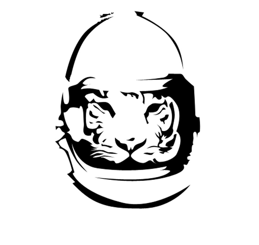 Tiger Face Stencil